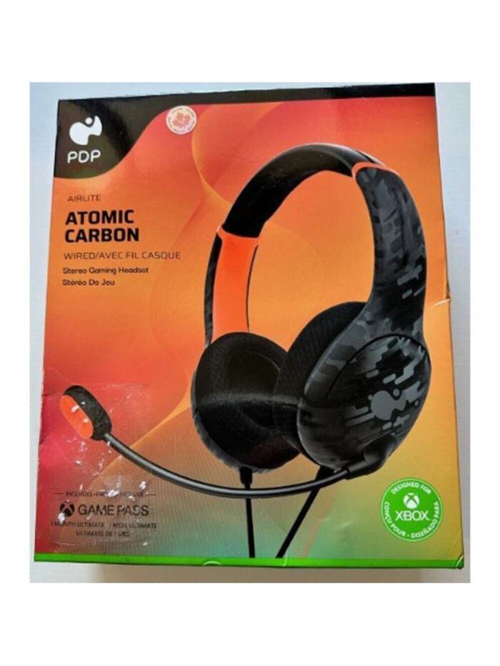 Airlite Wired Headset for XSX/S, Xbox One, PC and MAC - Atom Carbon